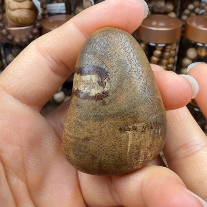 沉香沉香碎屑柬埔寨手把件8.5克鸡