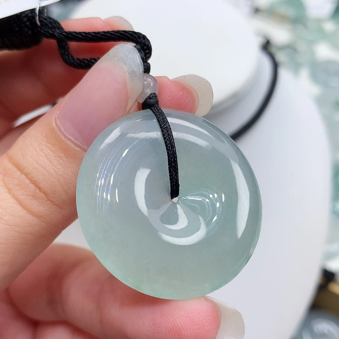 翡翠未镶嵌胸饰翡翠38，32.6/6