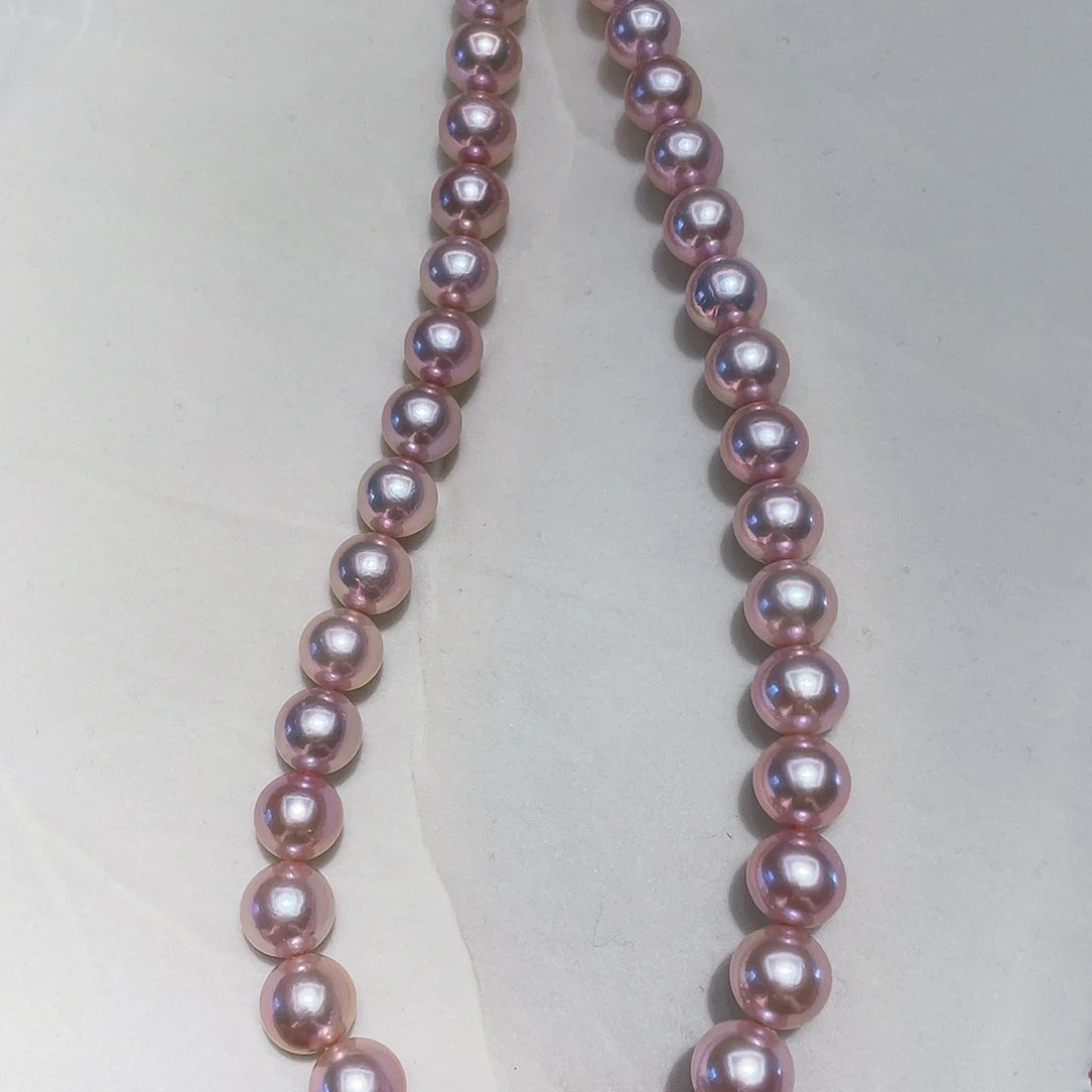 淡水珍珠银S925镶嵌颈饰