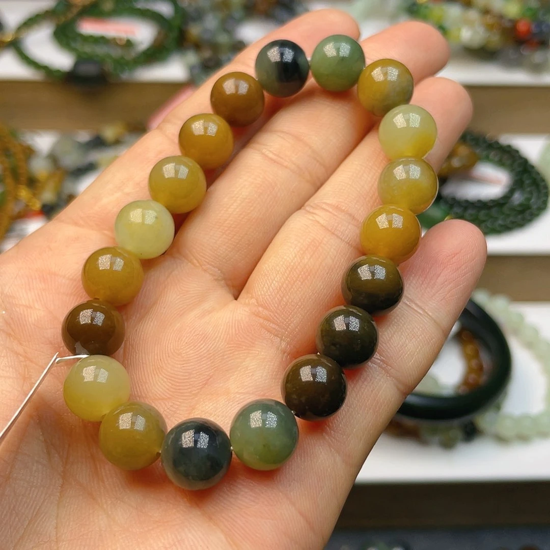 和田玉手串卡10未镶嵌