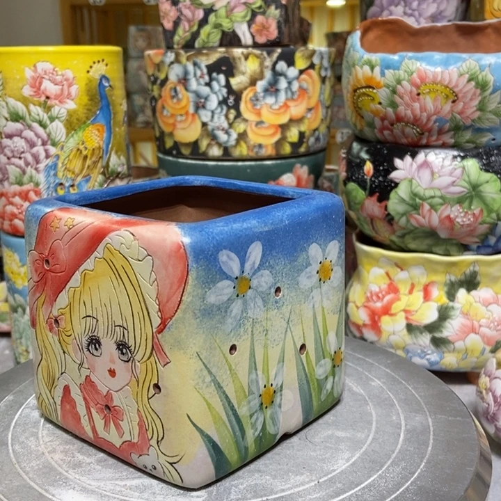 景德镇艺术手绘作品