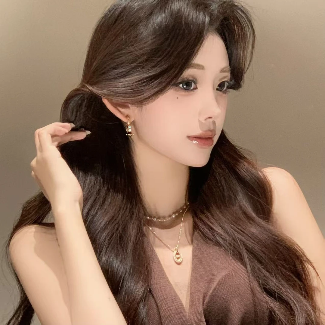 FULL GIRLISH耳环02768复古轻奢时尚耳钉耳饰