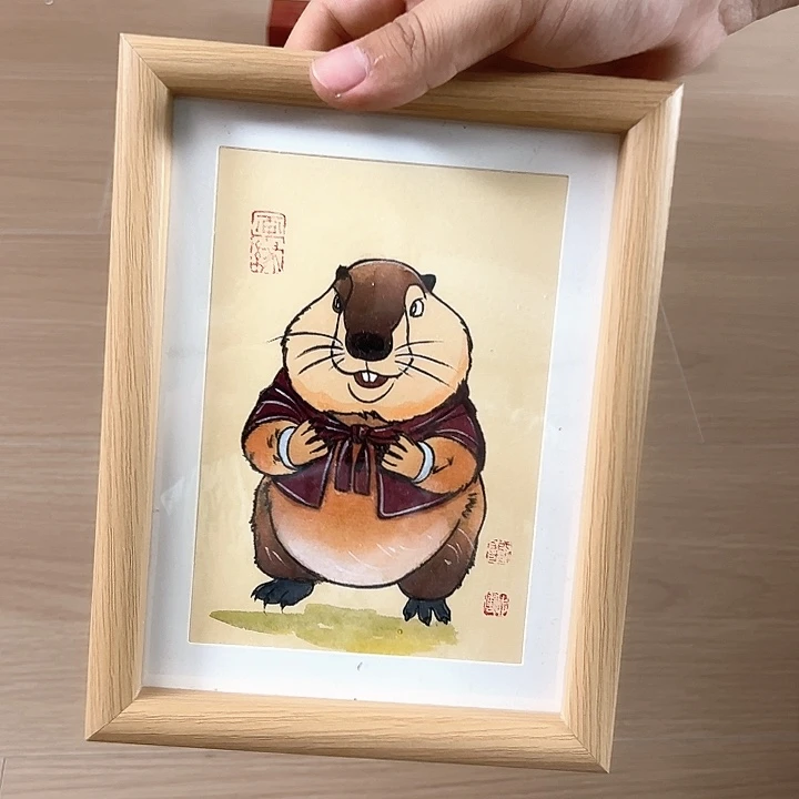 国画阿清清浅浅我