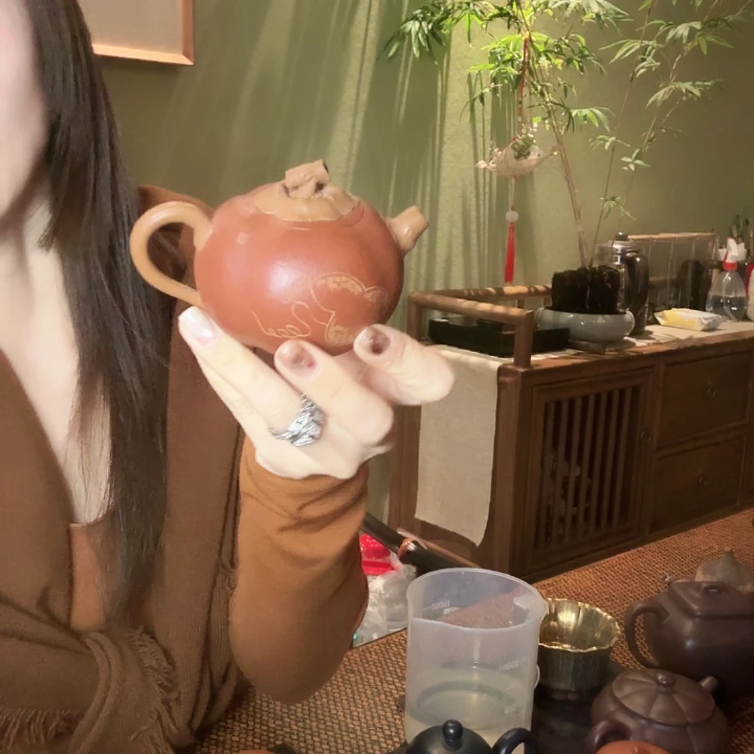 紫砂茶壶老段红泥
