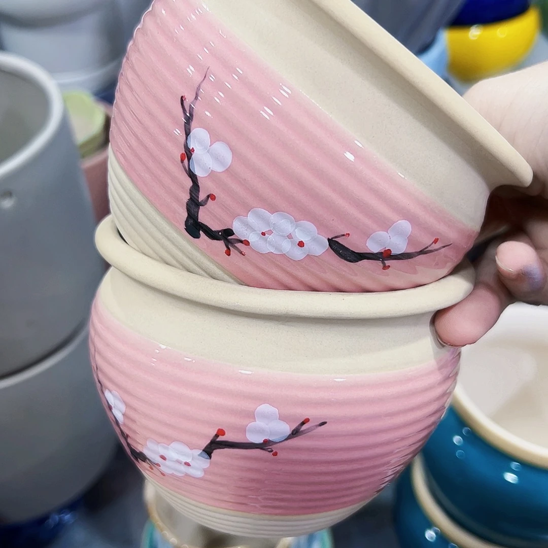 外贸尾单陶瓷花盆凑单10米包邮