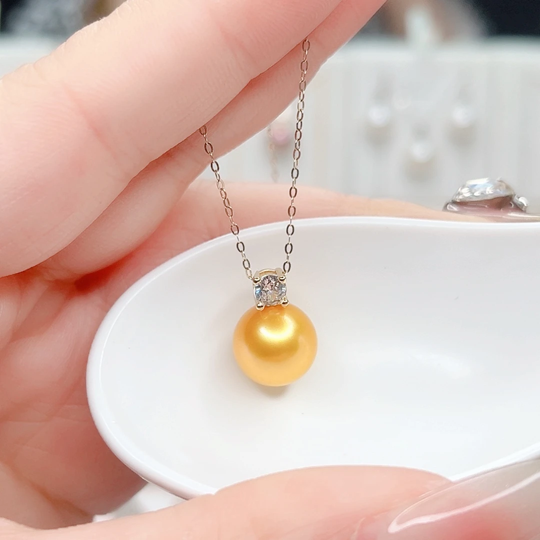 淡水珍珠吊坠(赠链)合金