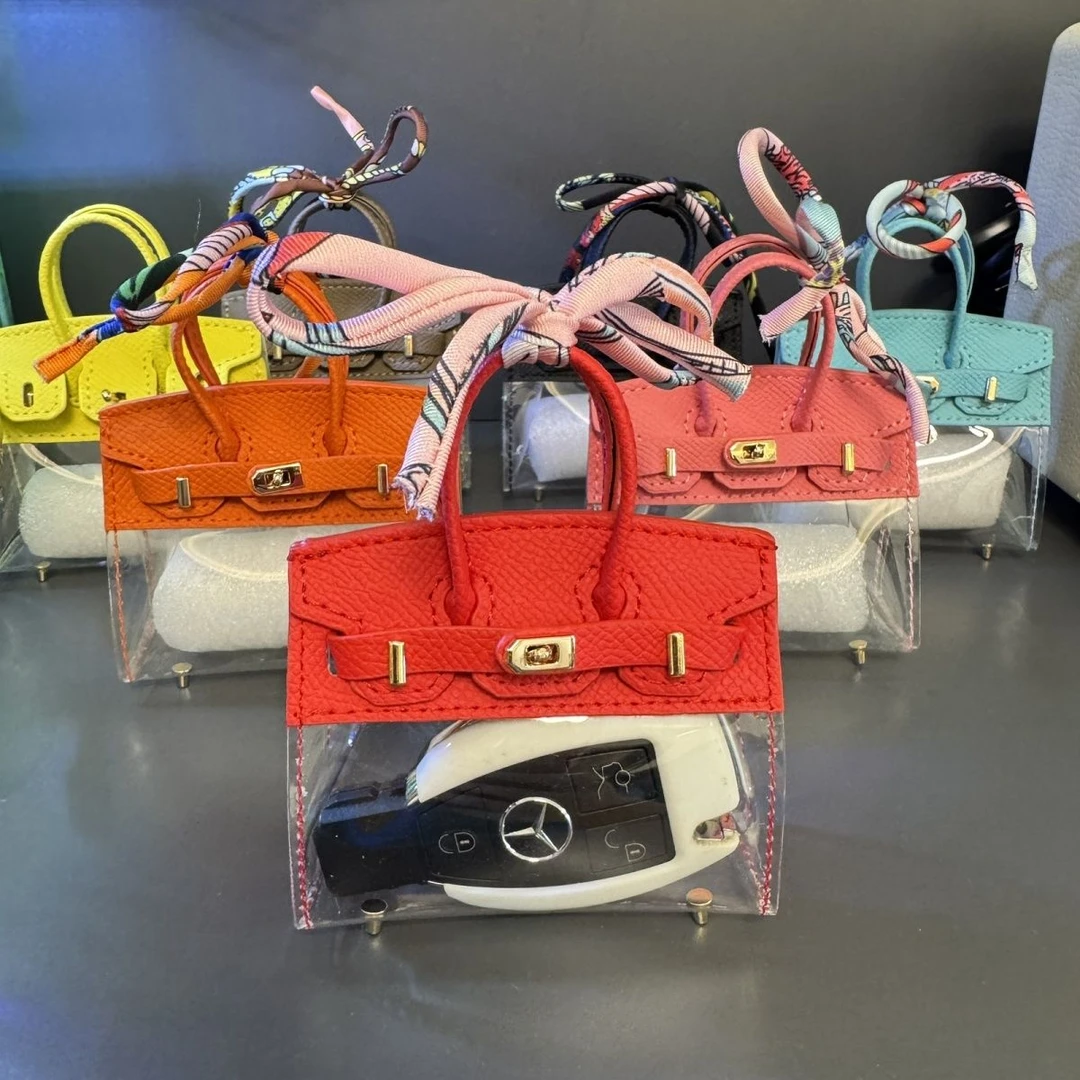 迷你铂金包手掌纹车钥匙包耳机包口红包手掌纹透明包盲盒对对碰潮