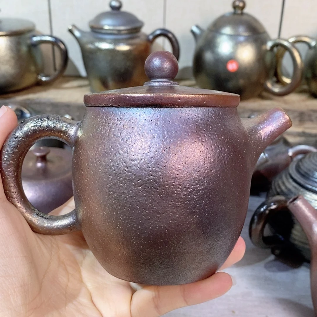 七****云南建水紫陶柴烧壶