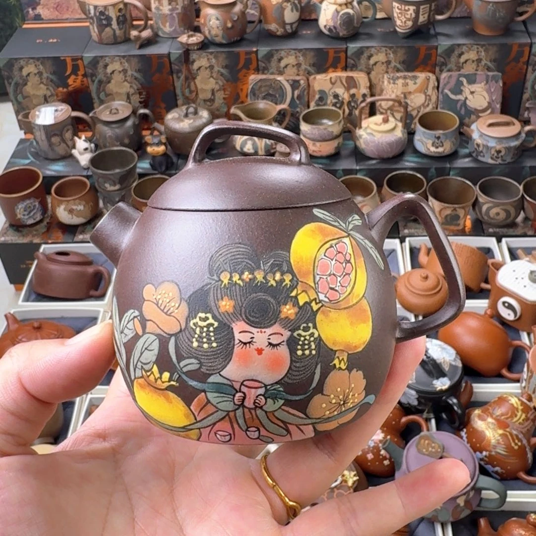 茶壶紫砂200cc原矿精工半手