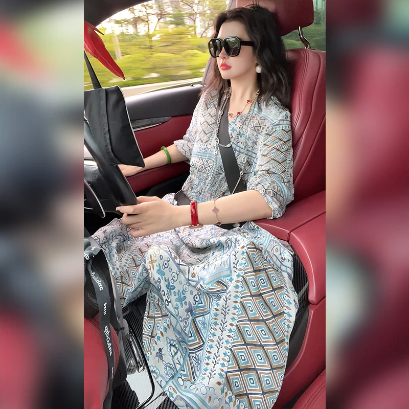 【Linda姐高端线】新款纯欲慵懒风女装法式连衣裙女夏AA5LYH2628