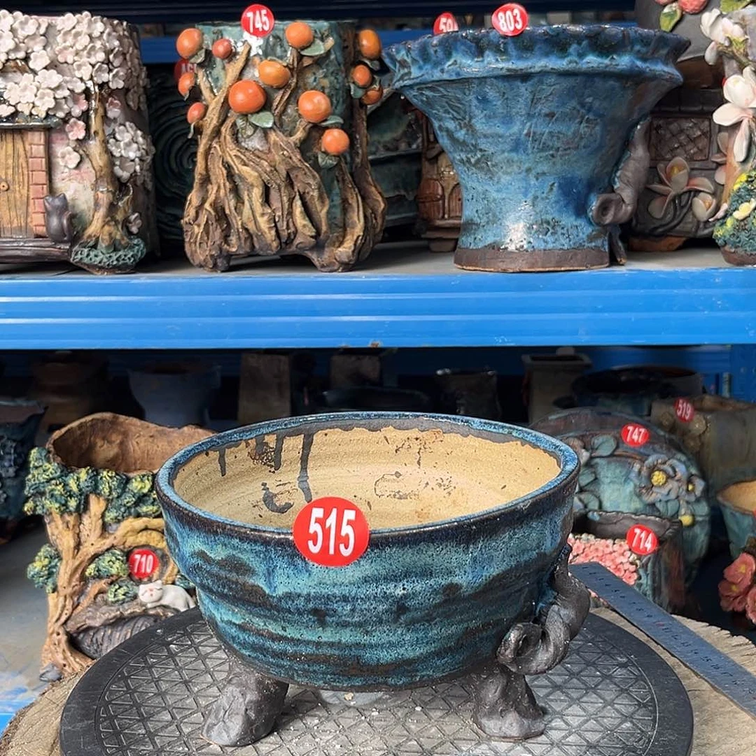 微瑕515 号陶然花器手工花盆