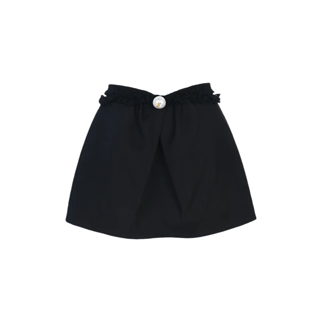 拉飞姆2025夏 A摆丝毛半裙 LF25X02SS247