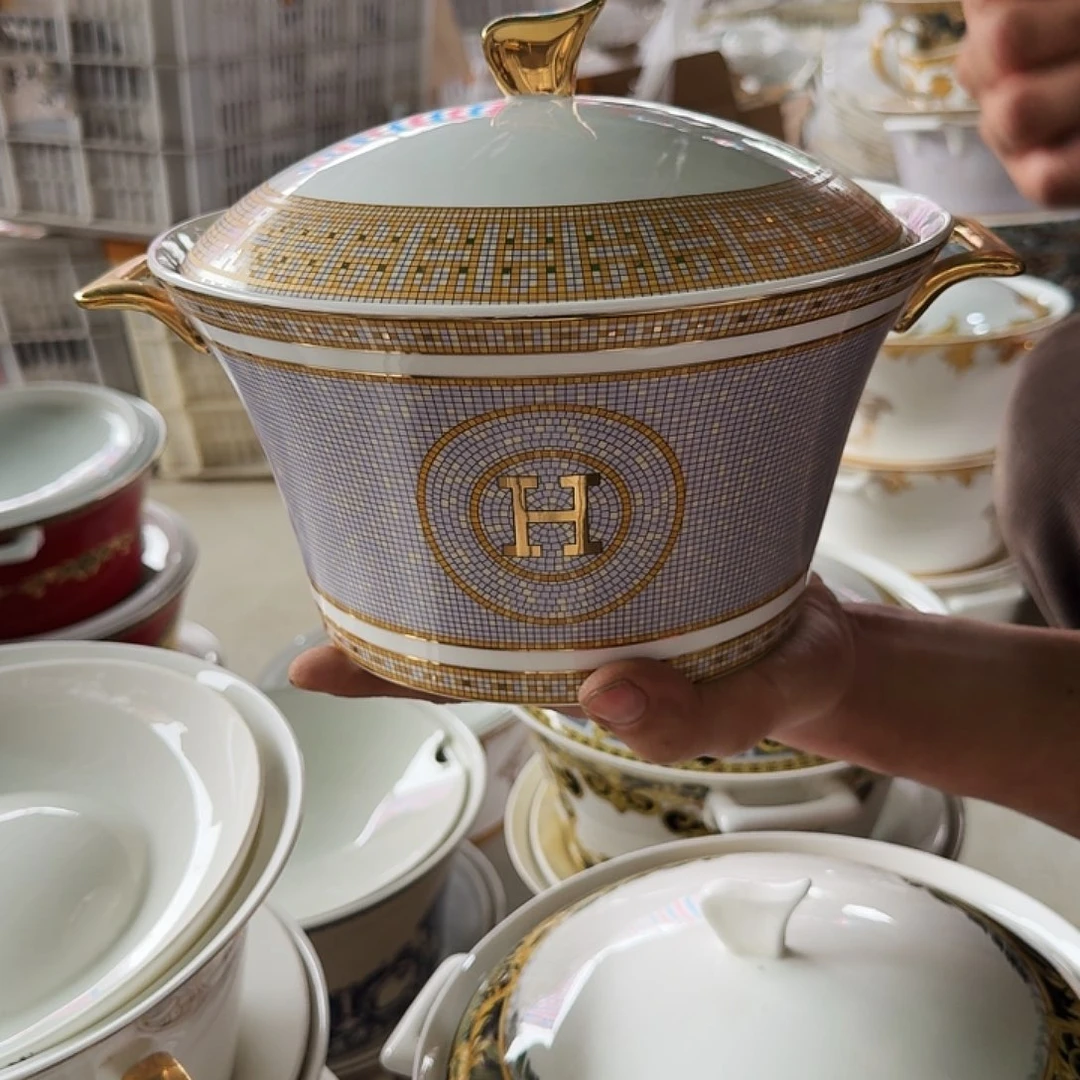 幸***暖瓷片陶瓷餐具高温陶瓷清仓微瑕