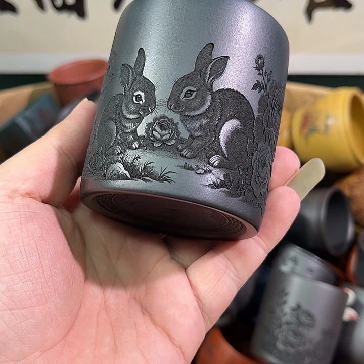 茶杯紫砂全手工紫砂主人杯