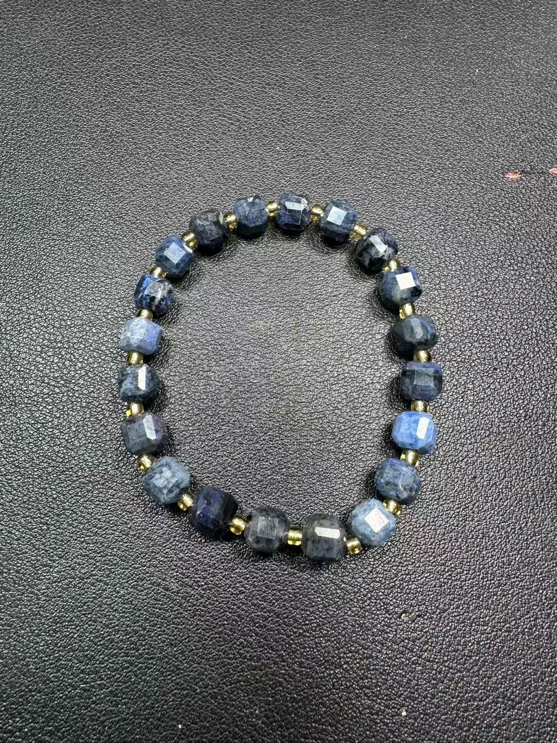 【鑫林珠宝】舒俱来 星际蓝 时尚百搭手串多样性发一SJL072