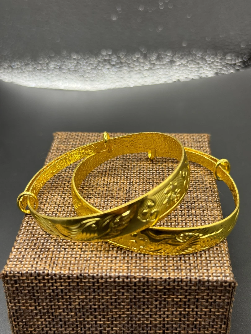 SQ012-素曲精品龙凤福手镯