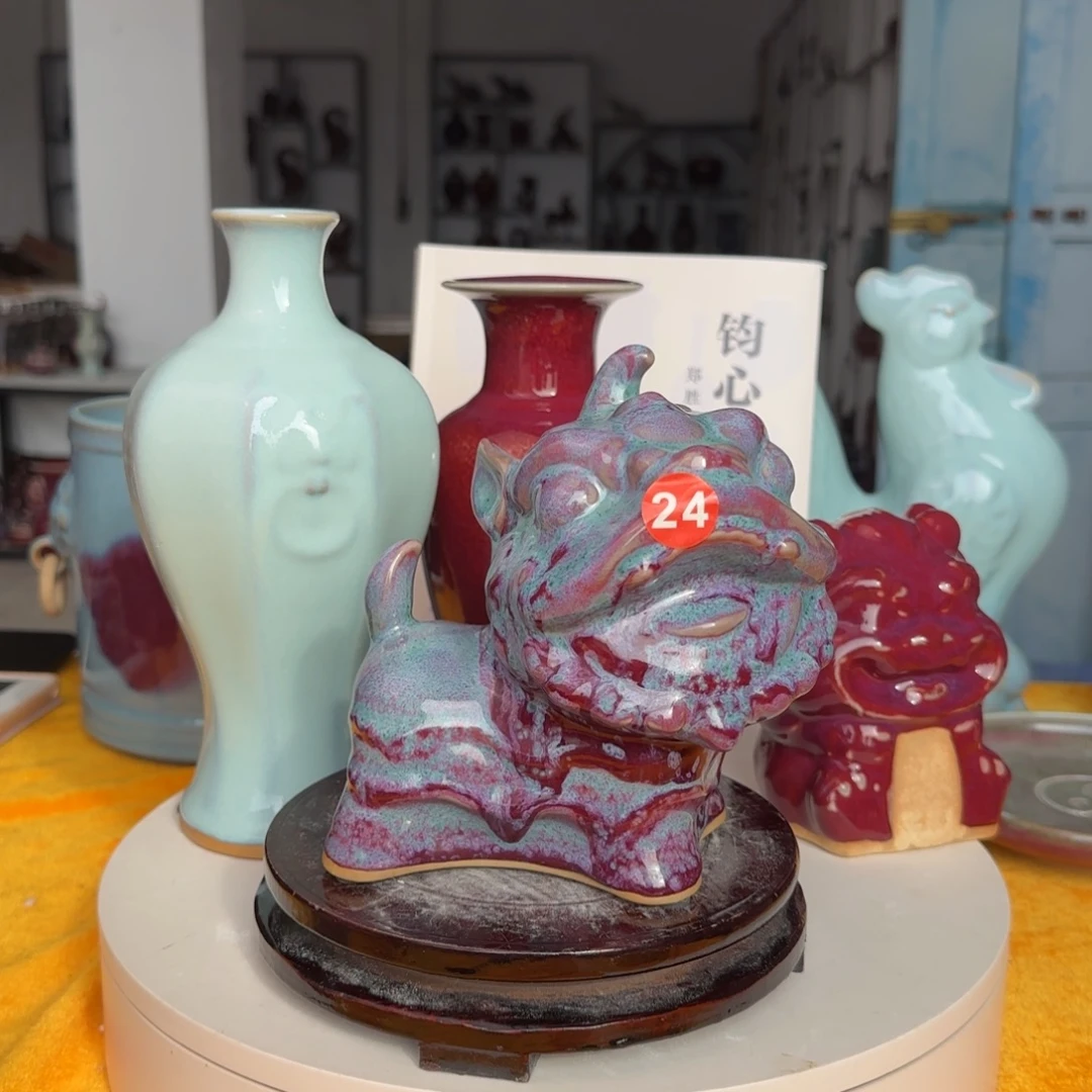 摆件陶郑家钧瓷摆件