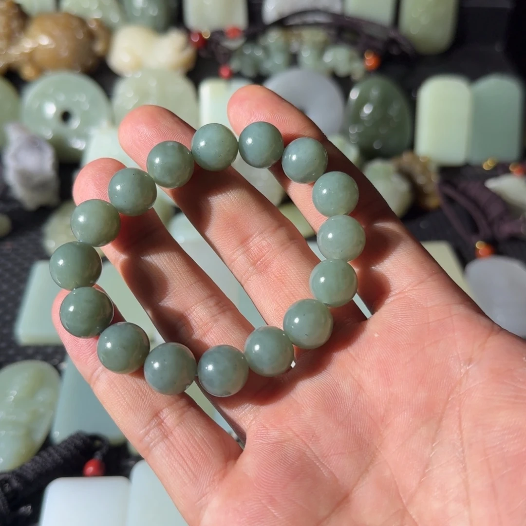 和田玉未镶嵌手链