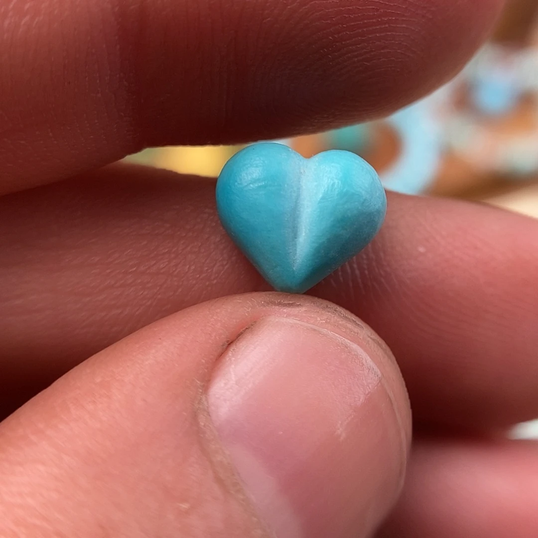 绿松石未镶嵌藏扣