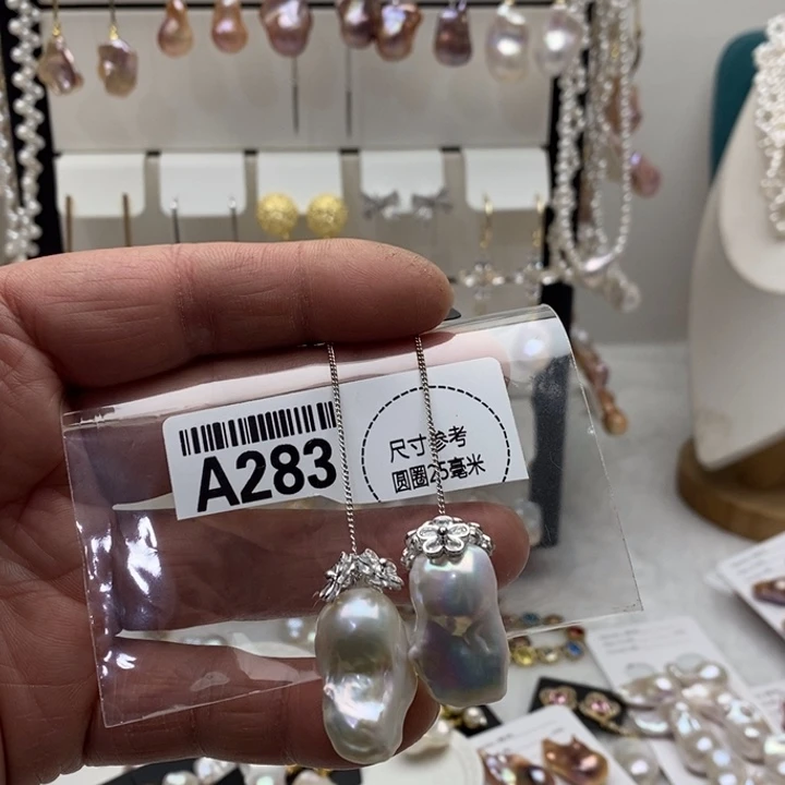 项链合金淡水珍珠283