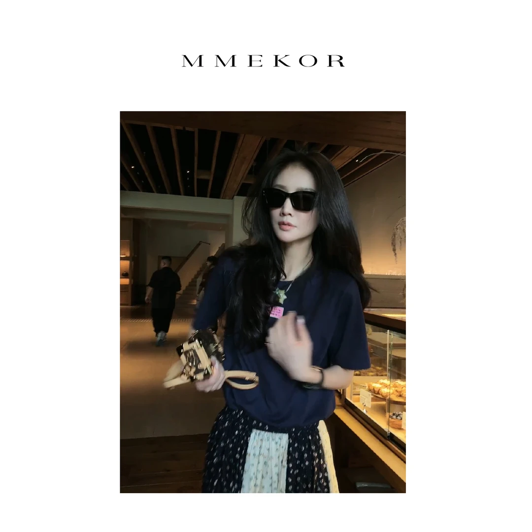 MMEKOR“数字Tee”T恤 2025新款活力常青藤百搭休闲短袖 30061