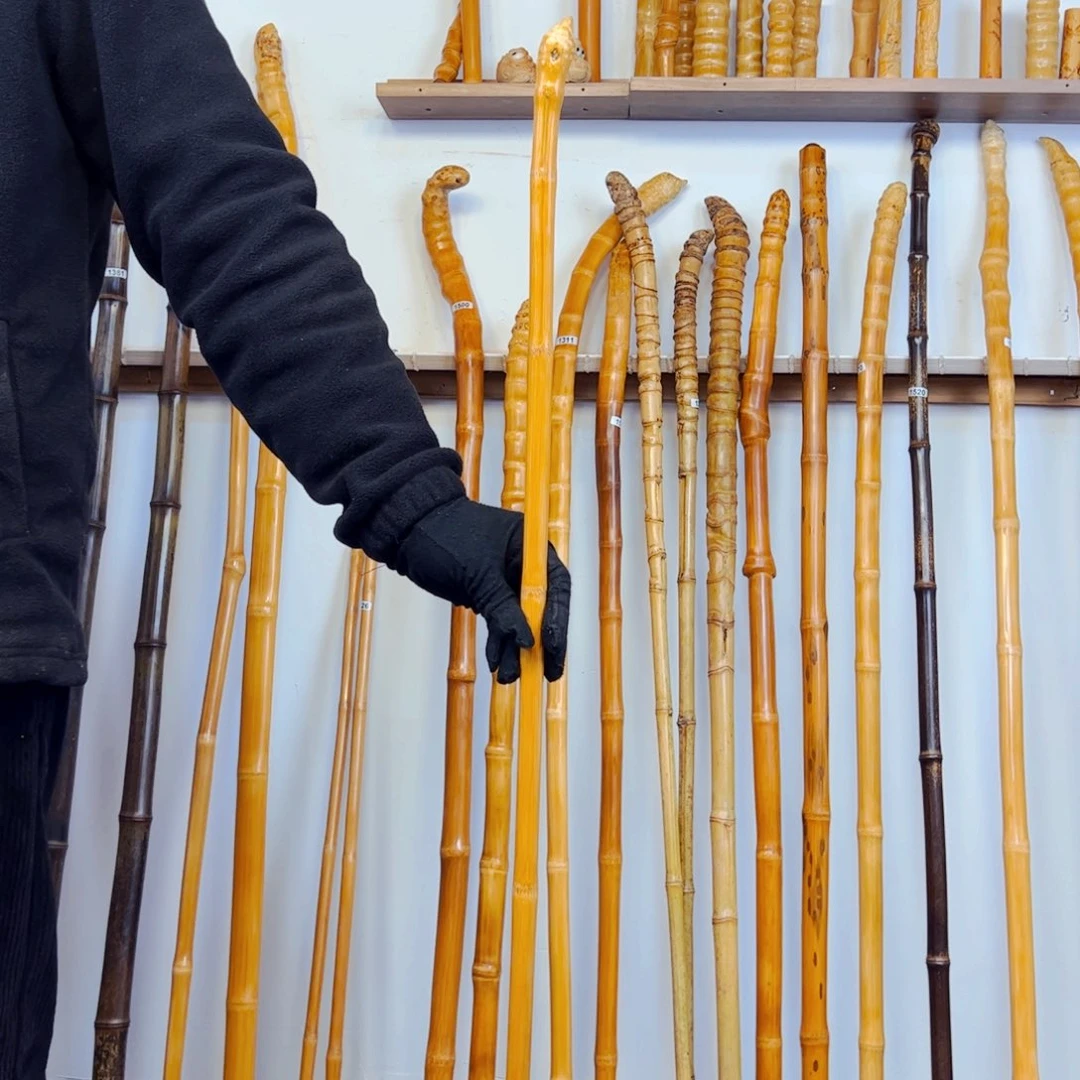 1532玉竹杖登山杖手持文玩