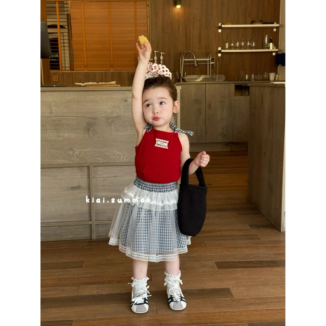 KiAi·25夏~格子裙两件套826200（汉服）