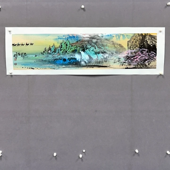 国画亲笔手绘放心去藏