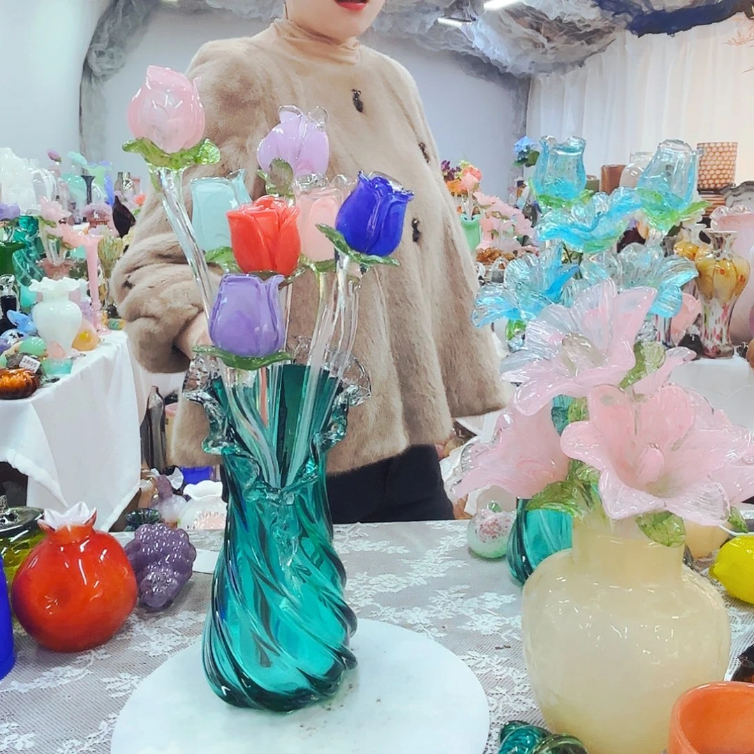 福利不退不换琉璃花瓶花器艺术品