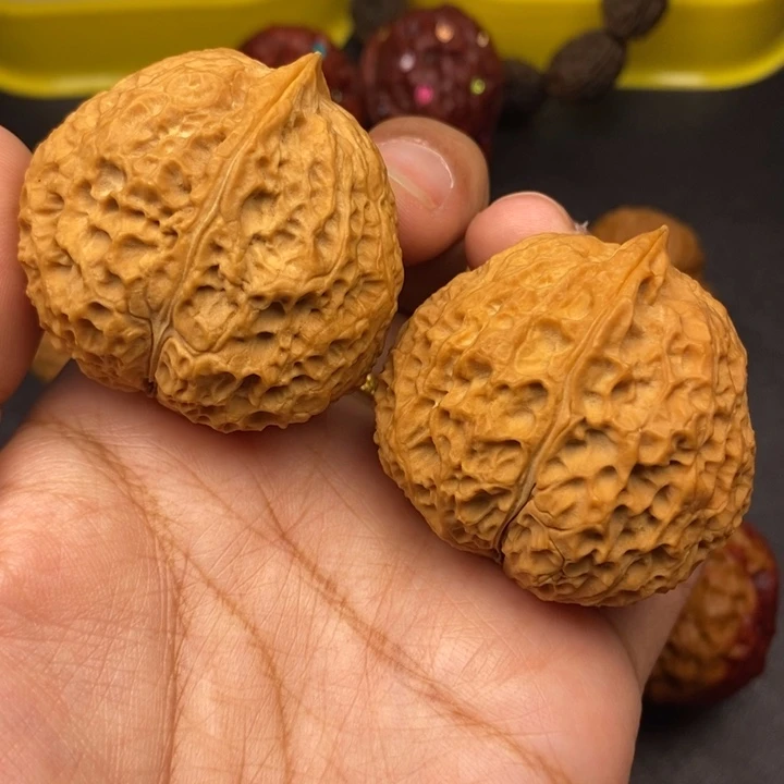 文玩核桃把件43尺寿桃