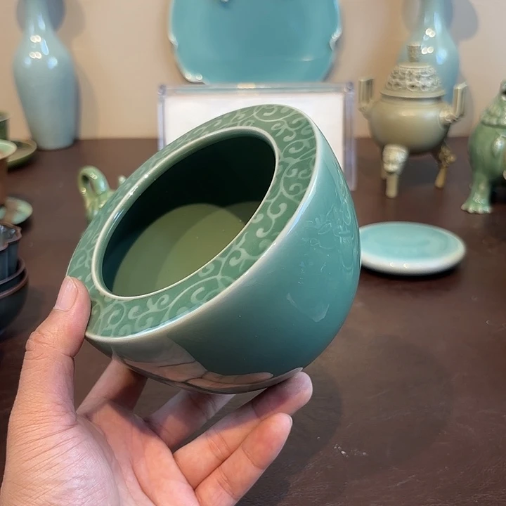 瓷片龙泉青瓷了我青瓷
