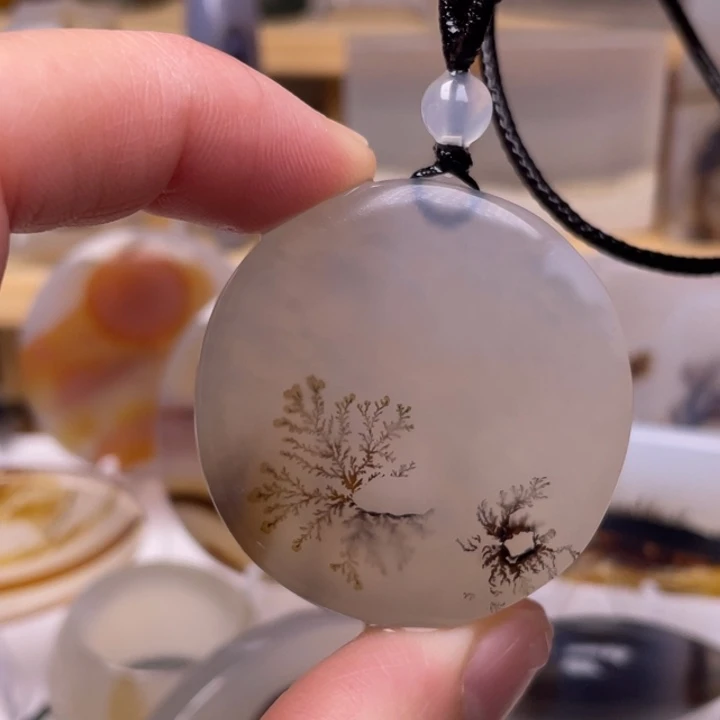 玛瑙/玉髓未镶嵌吊坠(不含链)