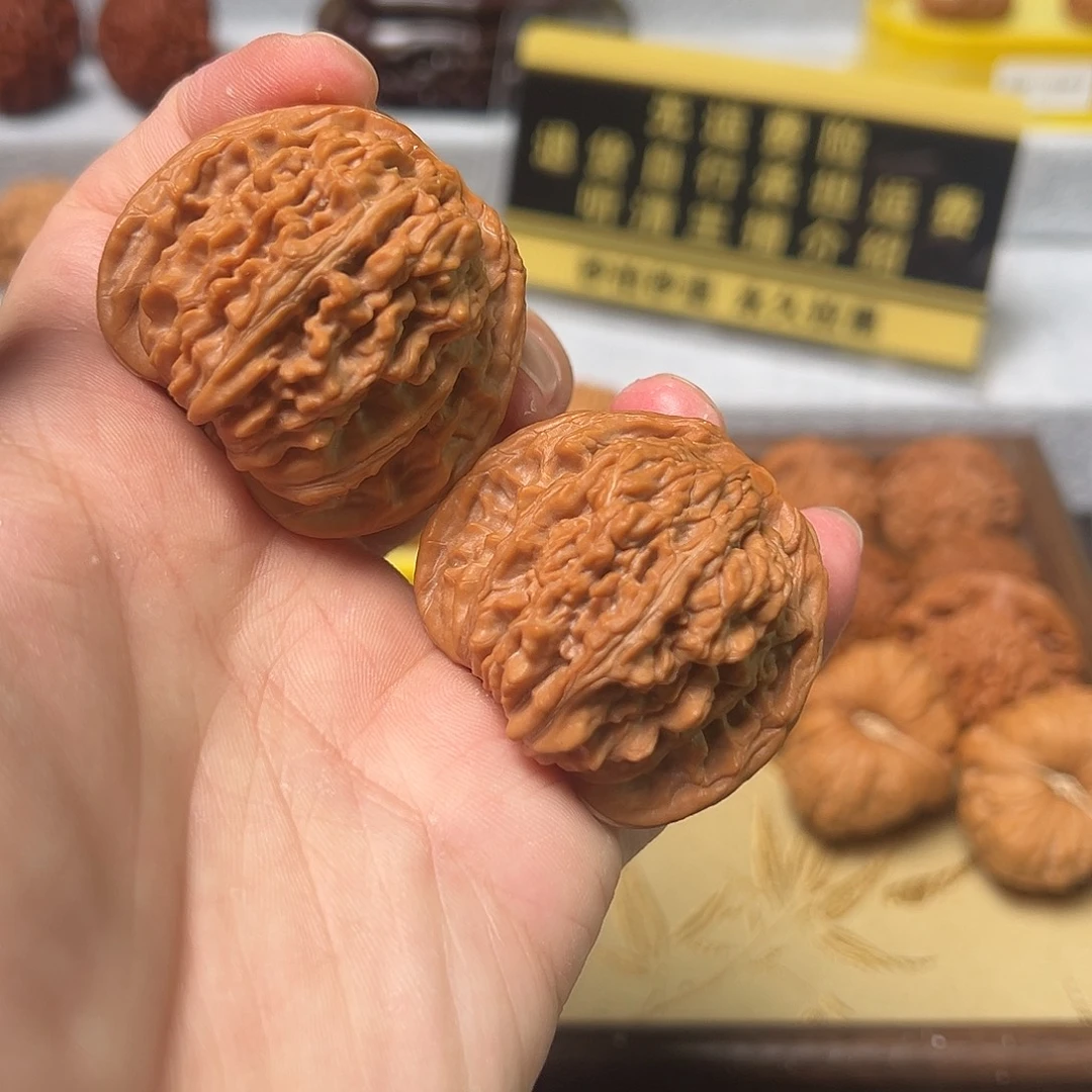 文玩核桃把件45四座楼