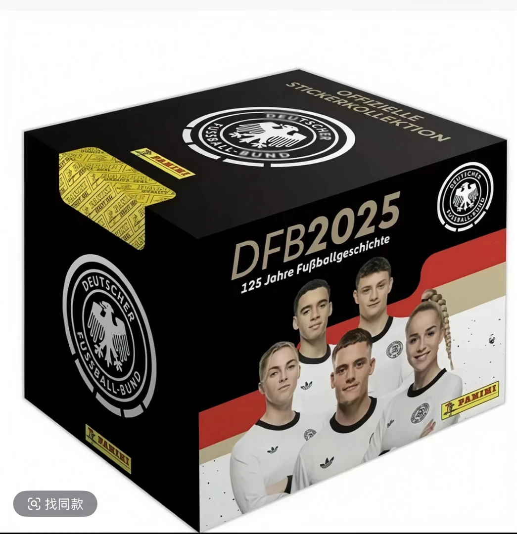 Panini 2025 德国125周年纪念贴纸队盒【盲盒在线拆盒拆包】