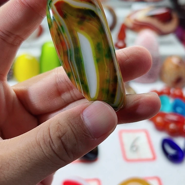 玛瑙/玉髓手把未镶嵌