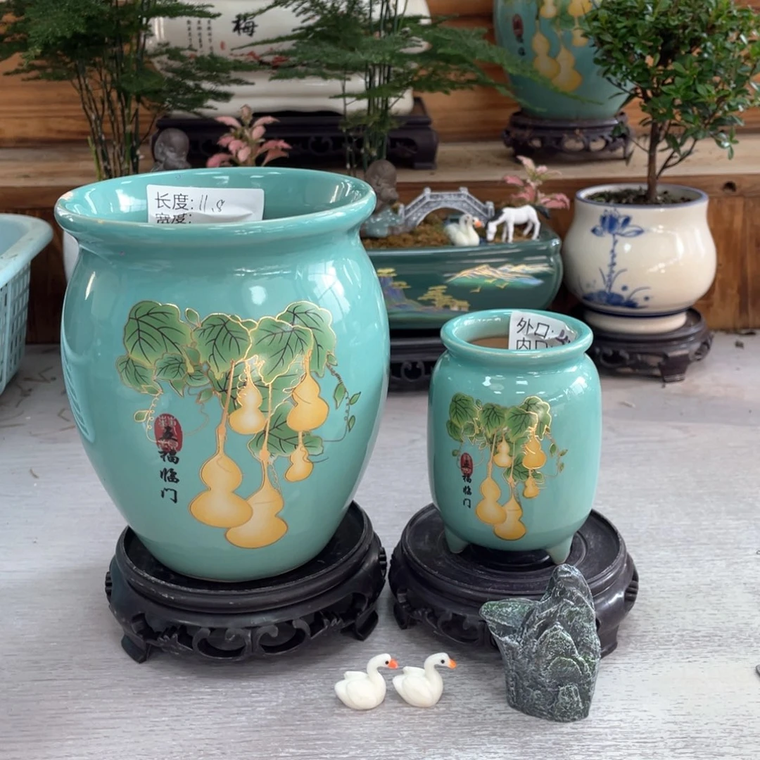 陶瓷花盆紫砂花盆艺术品
