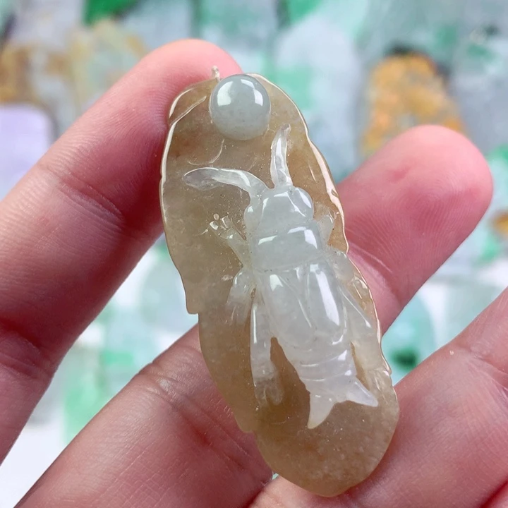 吊坠(不含链)未镶嵌翡翠