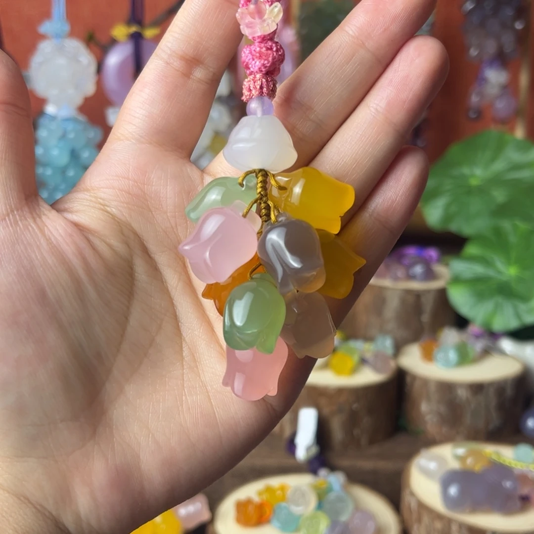 彩色风铃钥匙挂件