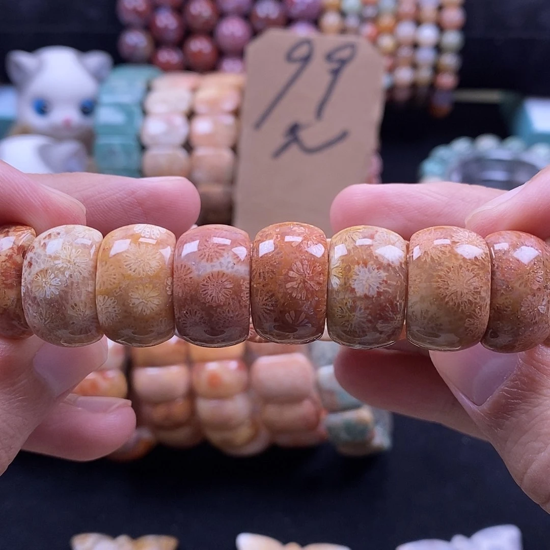 未镶嵌手牌硅化珊瑚（珊瑚玉）64