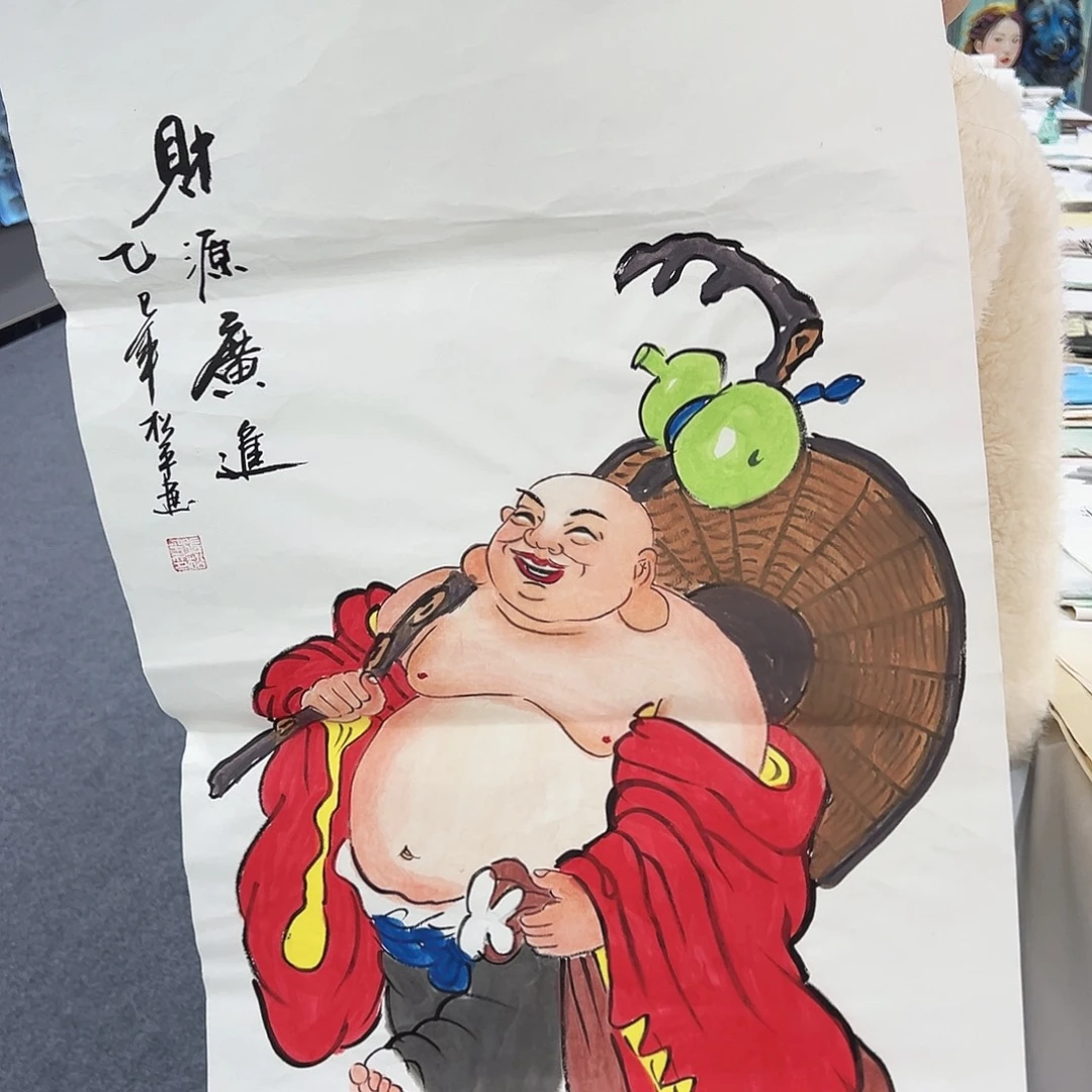 国画事事顺心如意万事如意