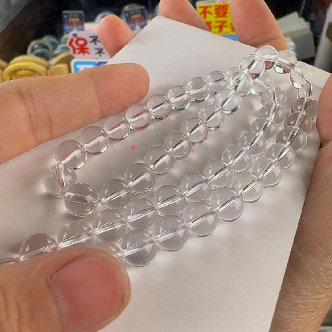 未镶嵌手串水晶老坑