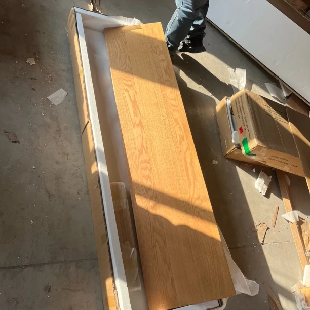 床头板样品188×42白橡瑕疵木工0282