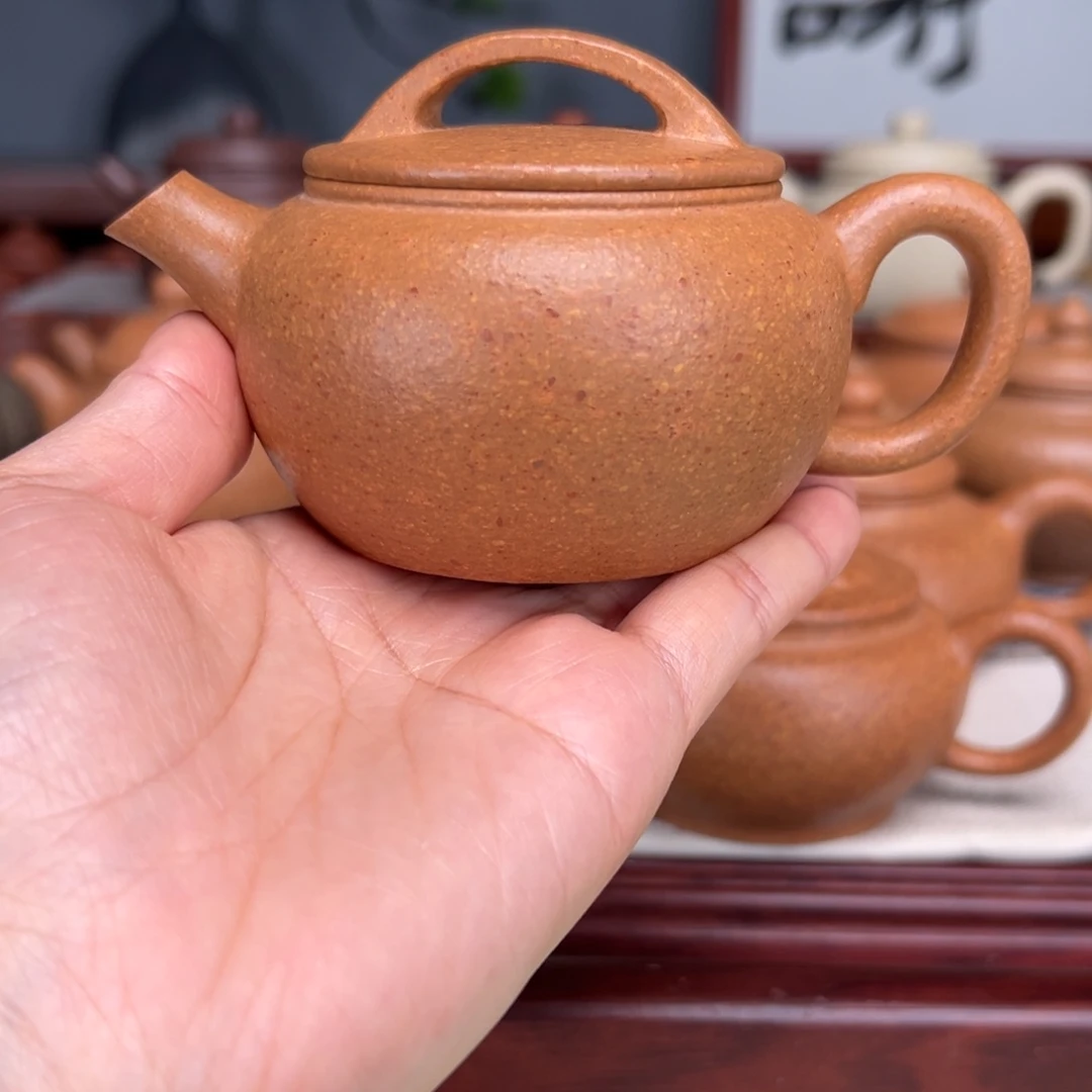 茶壶紫砂梨皮黄的160