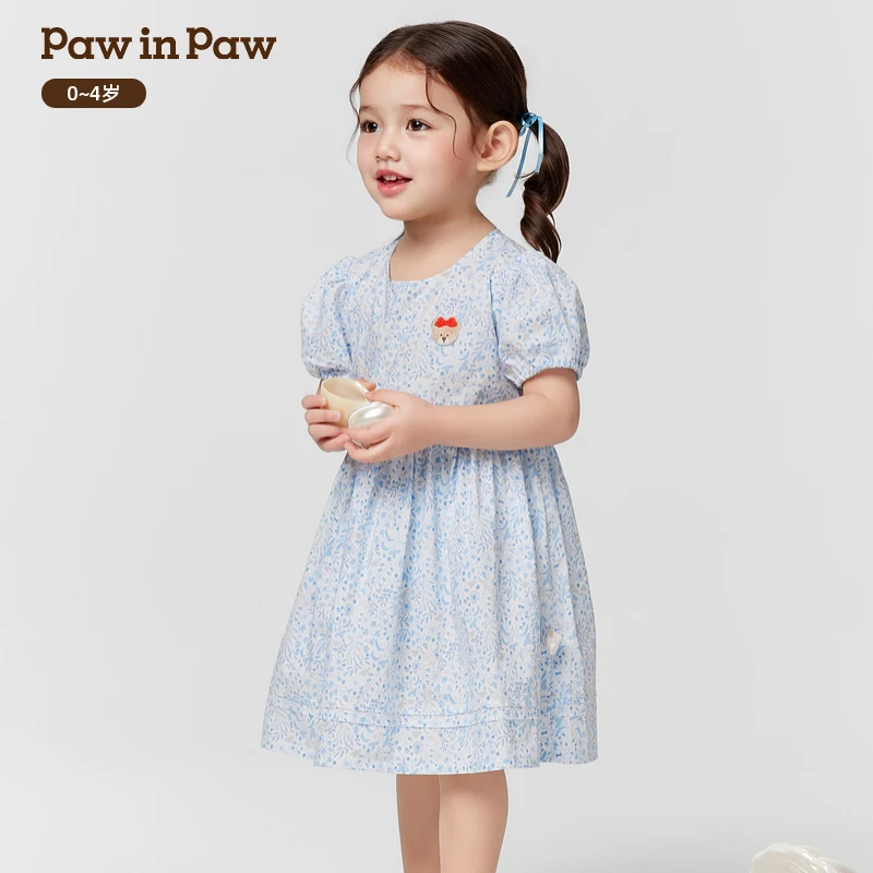 【商场同款】PawinPaw25年春夏新款女宝宝A版连衣裙PCOWF2581K