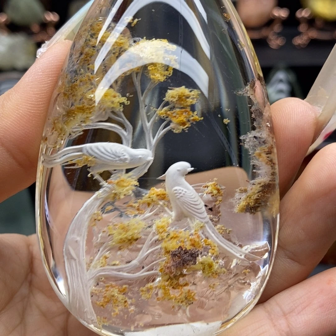 未镶嵌水晶珠宝半成品