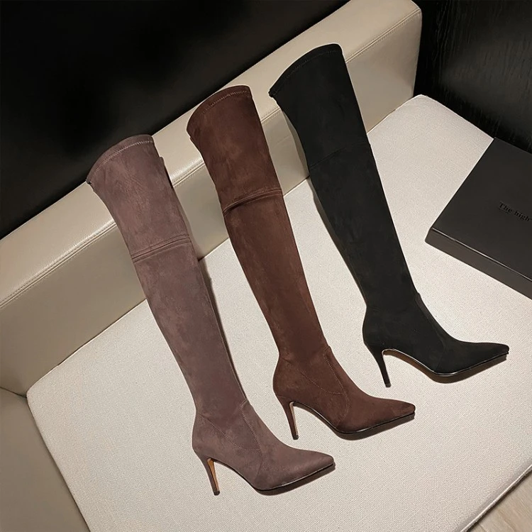 DJ时尚长靴-A2251灰色