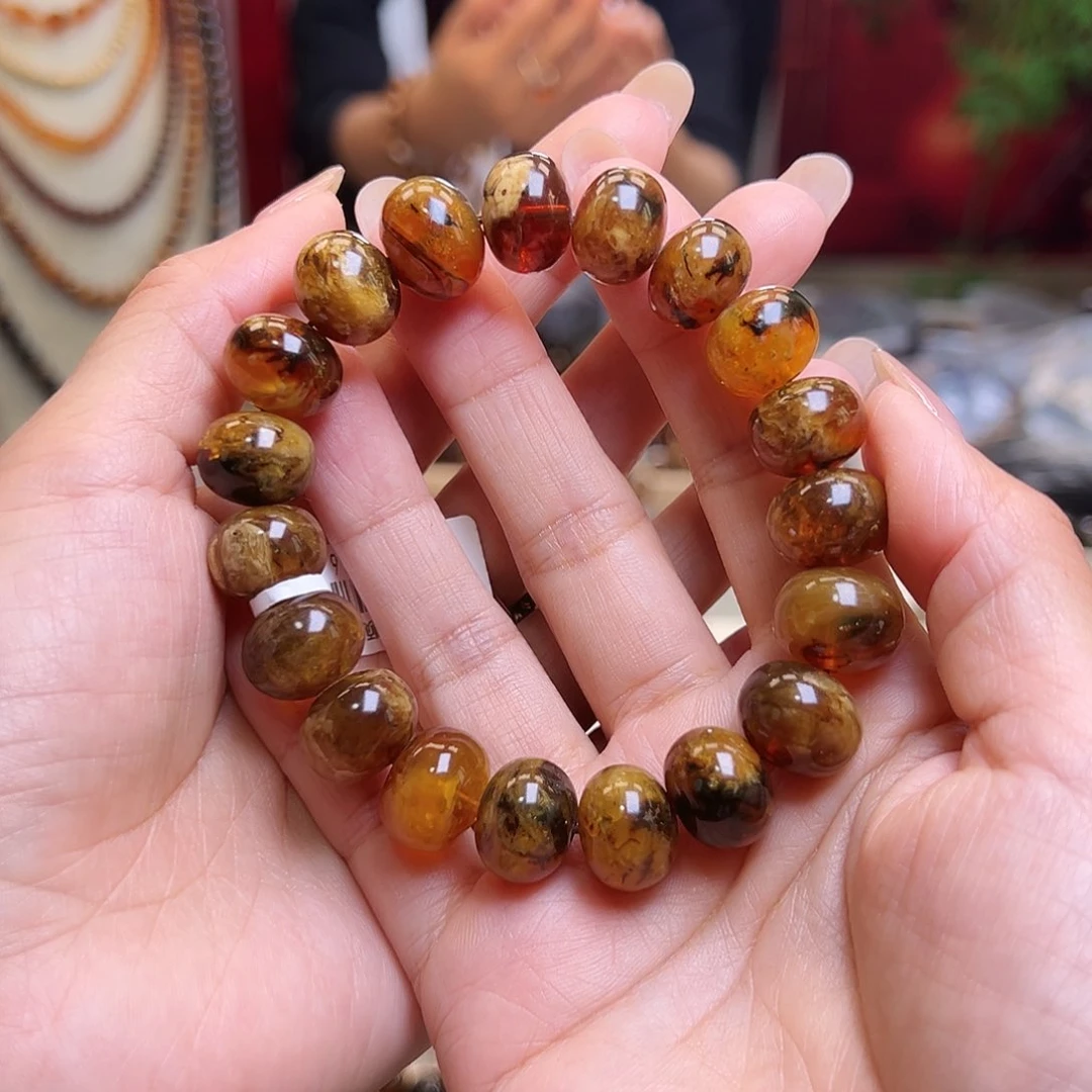 琥珀裸石未镶嵌健*抚顺琥珀14蜜蜡