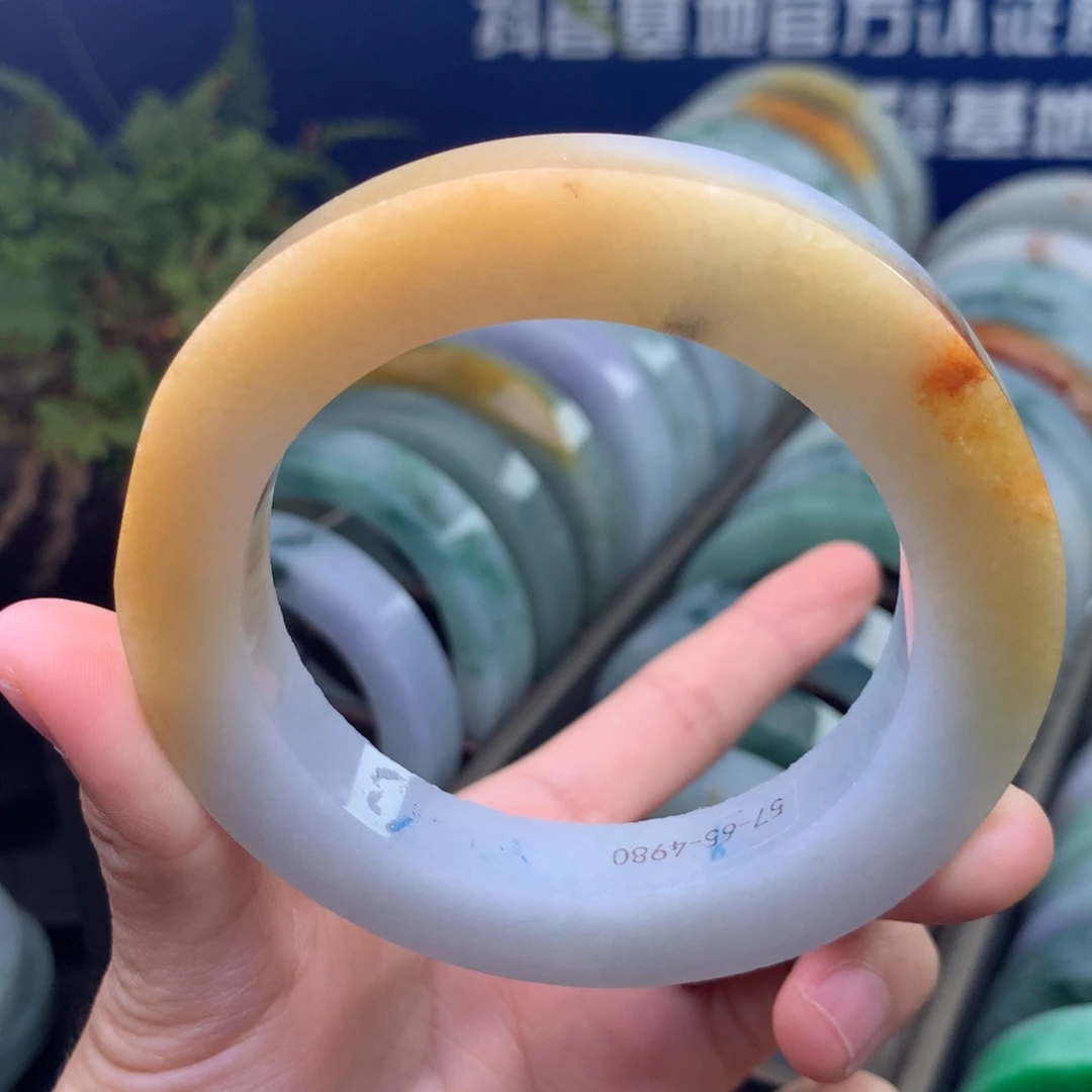 定制翡翠未镶嵌手镯定制不退不换57-62