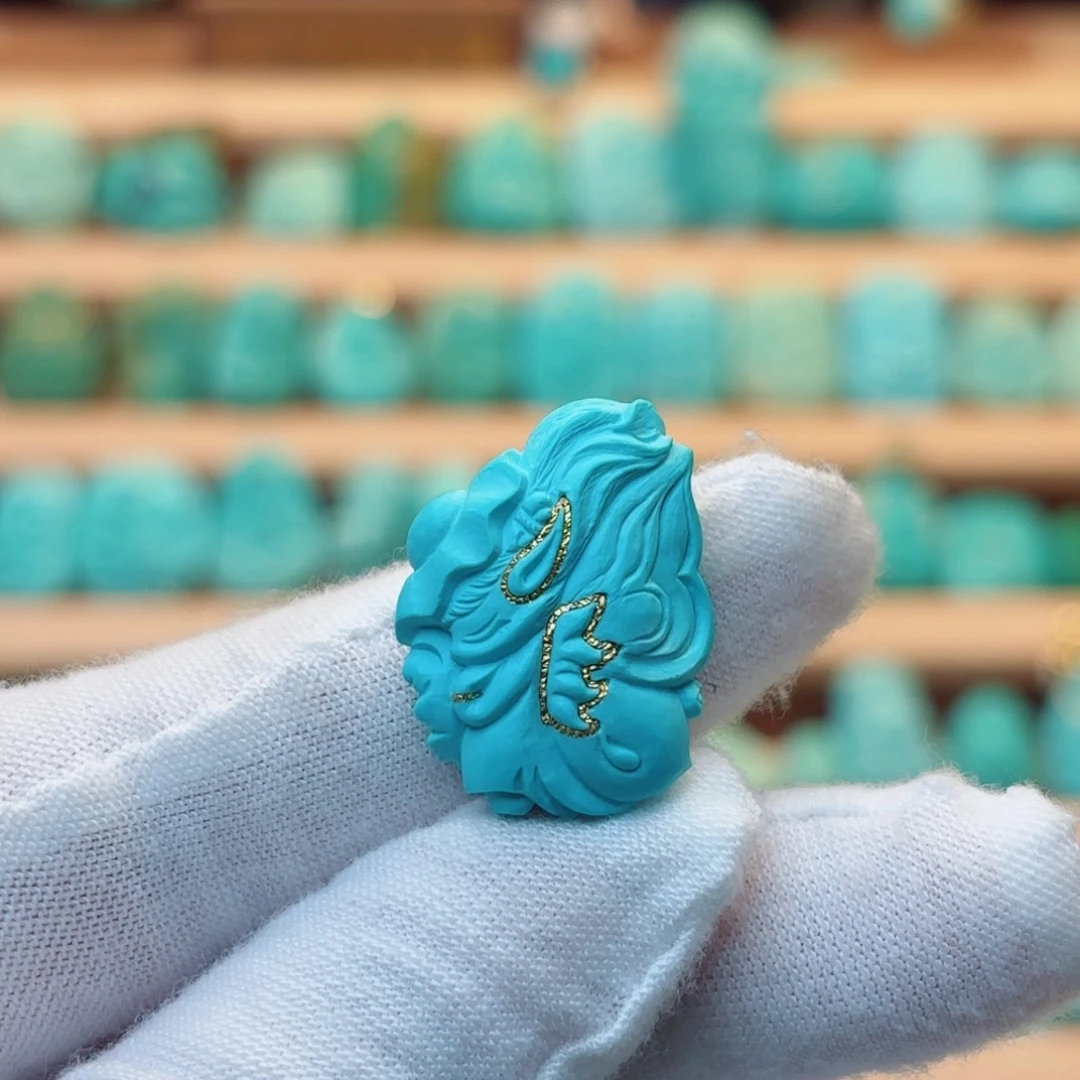 绿松石未镶嵌配饰