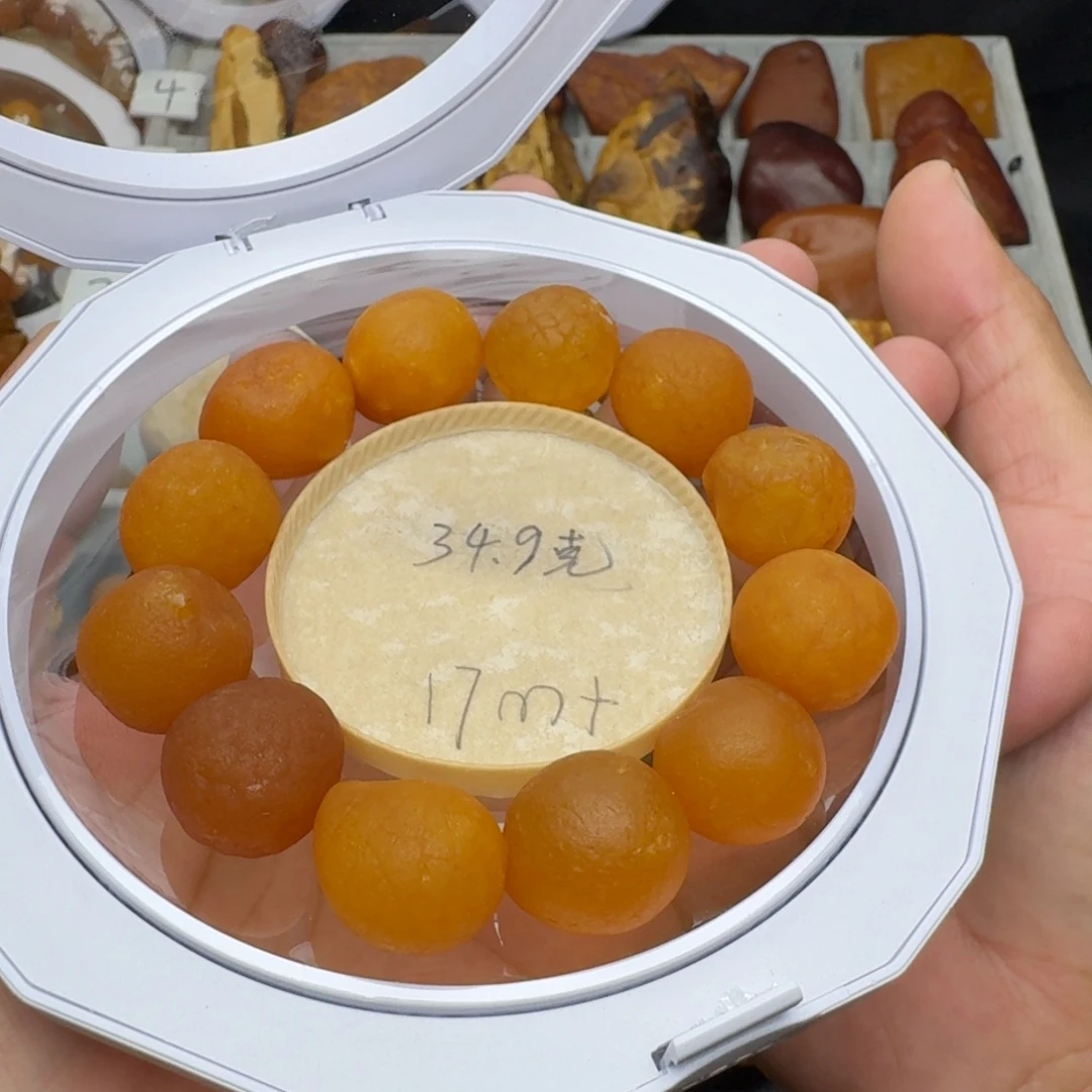 琥珀未镶嵌珠宝奇石天然蜜蜡手串